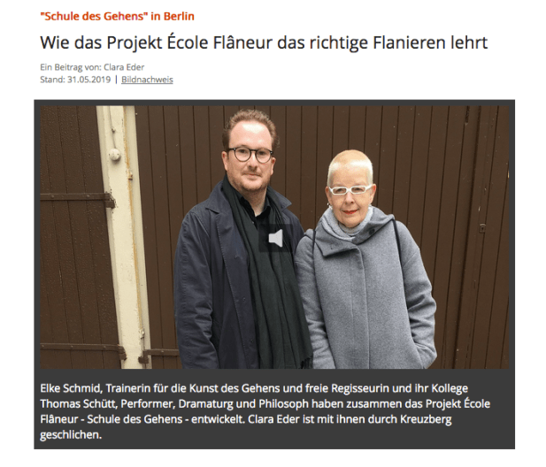 ÉCOLEFLÂNEURS beim Zündfunk